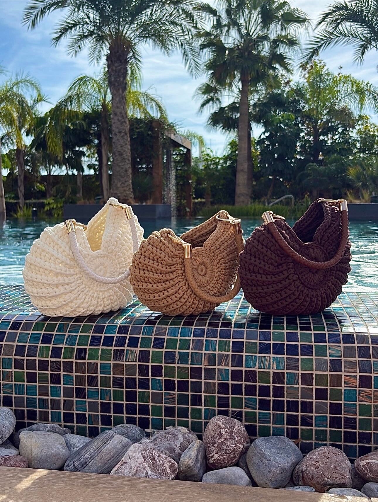 ‘MAROOLA’ crochet shell bag🐚✨